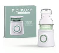 Scaldabiberon portatile Momcozy per viaggi e viaggi, Riscaldamento rapido con controllo intelligente della temperatura, Doppio strato, A tenuta stagna, Ricaricabile tramite USB Portatile per i viaggi