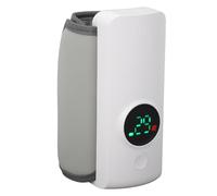 Scaldabiberon Portatile per Latte Materno o Formula per Bambini, Scaldabiberon da Viaggio 6000mAh per Biberon Manicotto Scaldalatte per Neonati con Display della Temperatura,