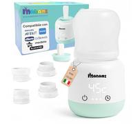 Scaldabiberon Portatile per Neonato e Viaggio MANAMI® - Senza Fili, USB Ricaricabile 10.000 mAh - Riscalda in 2 Minuti, Timer 6 Impostazioni e Mantenimento Calore - Compatibilità Universale