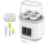 Scaldabiberon Portatile, Riscaldamento Rapido Sterilizzatore Biberon, 8 in 1 Scalda Biberon Neonato Portatile, Spegnimento Automatico Scaldabiberon Portatile, Multifunzione per Sterilizzatore Biberon
