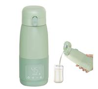 Scaldabiberon Portatile, Scaldabiberon da 500 ml per Bambini in Viaggio Controllo Preciso Della Temperatura da 37 a 55 Gradi Regolabile per L'alimentazione Notturna in Viaggio