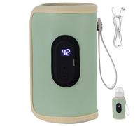 Scaldabiberon Portatile, Scaldabiberon Portatile 18W Riscaldamento Rapido Riscaldatore USB Regolabile per la Temperatura del Bambino per Viaggi in Famiglia Verde, Viaggio