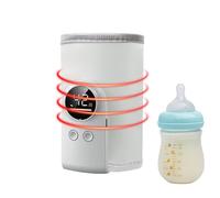 Scaldabiberon Portatile Scaldalatte USB Per | Riscaldatore Latte con Controllo Preciso della Temperatura Per Uso In Campeggio, Casa, Viaggio, Auto, Per Alimentazione,