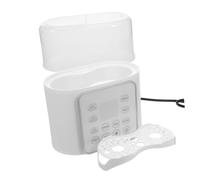 Scaldabiberon Termostatico Multi-funzione per Latte, Bianco | Design Doppio per Due Biberon, Plastica, Riscaldamento Rapido con Controllo Preciso