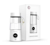 Scaldabiberon thermos di MyBambini scaldabiberon thermos per bambini in viaggio, scaldabiberon ricaricabile, riscaldamento rapido, 4 impostazioni di temperatura, riscalda fino a 8 biberon