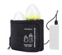 Scaldabiberon USB - Dispositivo Di Riscaldamento Per Doppia Bottiglia, Temperatura, Funzione Di Controllo | Riscaldatore Per Vasetti Di Latte Per Bambini A Lunga Durata, Riscaldamento Rapido D
