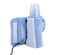Scaldabiberon USB Portatile, Riscalda Latte Bambino e Acqua Calda in Viaggio, Tazza Multifunzione per Borsa Termica da Viaggio Blu