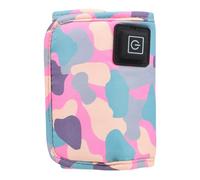 Scaldabiberon USB Regolabile a Tre Livelli per Viaggio e Notte | Poliestere Pile Cristallo, Struttura Sandwich Termica, Apertura Cerniera, Cavo Circa 1 Metro