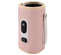 Scaldabiberon USB, Scaldabiberon Portatile da Viaggio per Auto, Pieghevole, con Regolazione Intelligente della Temperatura in 5 Fasi, Piccolo Scaldabiberon per Latte, caffè e