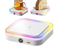 Scaldabicchiere elettrico - Riscaldatore per bevande da scrivania, dispositivo alimentato tramite USB con triplo livello di calore, piatto da tè e caffè, accessorio termico per tazza, stazione