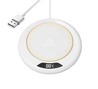 Scaldabicchieri da caffè, 3 livelli di temperatura Smart USB Riscaldamento Coaster 20 W - Riscaldamento elettrico per bevande per tavolo da latte da tè cucina sala da pranzo bar candela