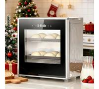 Scaldabox per Proofer di Pane, Scaldainpasto Elettrico 40L, Scatola di Fermentazione per Cucina con Regolazione Precisa di Temperatura e Umidità per Pasticceria di Pane