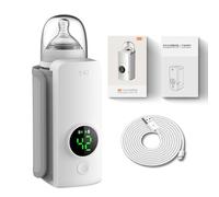 Scaldabraccia portatile per bambini in viaggio, riscalda rapidamente e mantiene a lungo caldo latte del seno, riscaldatori di bottiglie scintillanti per bambini in viaggio, velocità 60 gradi