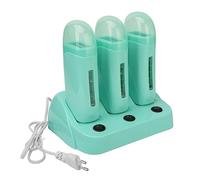 Scaldacera depilatoria da arrotolare, rullo elettrico per la depilazione, scalda cera, set con base per ascelle