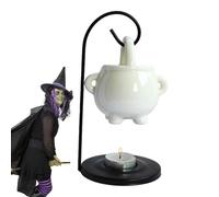 Scaldacera di Halloween - Diffusore gotico per casa, bruciatore olio bollitore, oli essenziali, scalda cera a tema pagano, bruciatore decorativo multifunzionale per oli profumati, Halloween Party Orna