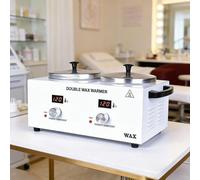 Scaldacera Doppio Da 1000 Ml, Riscaldatore Elettrico Per Cera Depilatoria,
