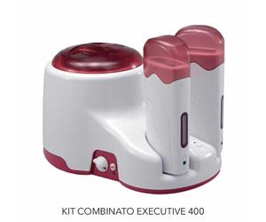 Scaldacera Kit Combinato EXECUTIVE 400 - Scaldarullo + Fornello Professionale