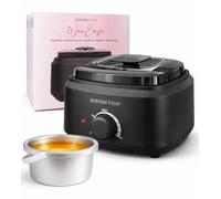 Scaldacera Elettrico Professionale 500ml Scaldacera a Cera Calda per Depilazione | Compatibile con Cera in Perle e Roll-On | Temperatura Regolabile | Veloce e Sicuro | Facile da Usare su Viso e Corpo