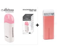 SCALDACERA PROFESSIONALE PER RULLO 100 ML MANIPOLO CERA + 4 CERE