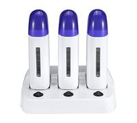 Scaldacera Roll On, Scaldacera Depilatorio a 3 Tipi, Scaldacera a Rullo Depilatorio a Cartuccia Portatile Riscaldatore Ceretta Macchina per la Depilazione per la (Standard