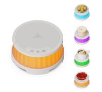 Scaldacera, Scalda Tazza con 7 Colori LED Cambiatore di Luce, Arrestatore Automatico, Scaldatore Candela Intelligente con 3 regolazioni di Temperatura,Lampada scalda Candela (Bianco)
