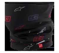 Alpinestars MM93, copricapo multifunzionale male Nero/Rosso/Bianco