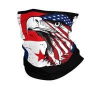 Scaldacollo America And Panama Panamanian Flag Eagle Fascia Capelli Multifunzione Passamontagna Protezione Uv Ghetta Da Collo Per Campeggio Escursionismo Ciclismo 25X50CM