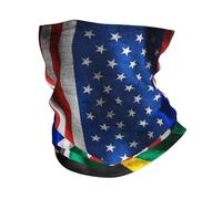 Scaldacollo America Flag South African South Africa Flag Bandana Elegante Neck Warmer Antivento Copricollo Per Pesca Campeggio Yoga