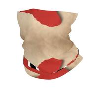 Scaldacollo antivento con stampa della bandiera di Trinidad e Tobago Map03, sciarpa più calda e traspirante, maschera da sci unisex per attività all'aperto