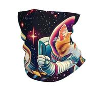 Scaldacollo Astronauts Cats In Space Pattern Ghetta Da Collo Antipolvere Passamontagna Multiuso Fascia Capelli Per Campeggio Ciclismo Escursionismo