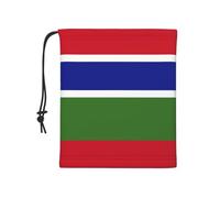 Scaldacollo Bandiera Gambia Decorazione Facciale Premium Mezza Faccia Sciarpa Multifunzionale Sciarpa Tubolare per Tennis Sport Uomo Donna Taglia unica