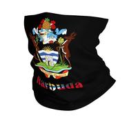 Scaldacollo Barbuda The People Of Barbuda National Emblem Copricollo Antipolvere Neck Warmer Lavabile Bandana Per Snowboard Outdoor Attività Sportiva