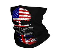 Scaldacollo Britain British Flag And America Flag Ghetta Da Collo Multifunzione Passamontagna Protezione Uv Fascia Capelli Per Campeggio Outdoor Attività Ciclismo 25X50CM