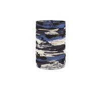 Scaldacollo buff in lana merino leggera con stampe colore esyr blue