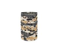 Scaldacollo buff merino lightweight digital print verde beige