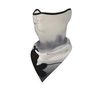 Scaldacollo Cat in The Snow Pattern Sciarpa al Collo Elegante Cerchietto per Capelli Protezione UV Ghetta da Collo, per Sports, Bambini, Donna, 24x51cm