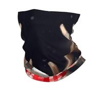 Scaldacollo con renna, protezione UV, maschera rinfrescante per il viso per uomo e donna, antivento, sciarpa traspirante, bandana, scaldacollo per sport all'aria aperta, sci, escursionismo, ciclismo