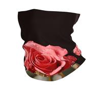 Scaldacollo con rose rosse e amore, protezione UV, maschera rinfrescante per il viso per uomo e donna, antivento, sciarpa traspirante, bandana, scaldacollo per sport all'aria aperta per sci, escursion