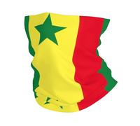 Scaldacollo con stampa bandiera del Senegal, per donne e uomini, antivento, maschera per il viso, sciarpa per sport con clima freddo