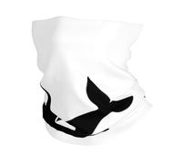 Scaldacollo con stampa di delfini e balene assassine per uomo donna maschera da sci sciarpa invernale scaldacollo per tutte le stagioni maschera per il viso