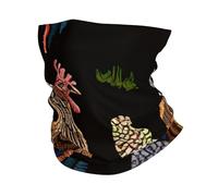 Scaldacollo con stampa di pollo ultra morbido, elastico scaldacollo invernale scaldacollo per uomo e donna