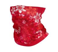 Scaldacollo con stampa floreale a cuore rosso per San Valentino, ultra morbido, elastico, scaldacollo invernale per uomo e donna