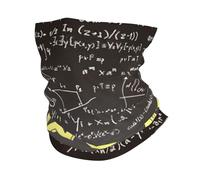 Scaldacollo con stampa matematica scolastica, unisex, antivento, maschera per il viso, sciarpa per sport con clima freddo