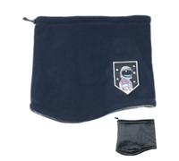 Scaldacollo da donna, antivento, in pile polare, sciarpa invernale per donne e uomini, per sci, escursionismo, caccia, viaggi, sport quotidiani, sport all'aria aperta, corsa e escursionismo, blu navy