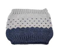 Scaldacollo Donna a Maglia Sciarpa Collo Anello Misto Lana Fatto a Mano Annaluna