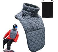 Scaldacollo e petto da esterno, collare da petto antivento per ciclismo, sciarpa regolabile per il viso, paracolpi per il collo, spesso per attività all'aria aperta, moto, equitazione, sci,