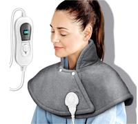 Scaldacollo Elettrico 100W Termoforo Soffice Spalle e Cervicale 3 Livelli Calore