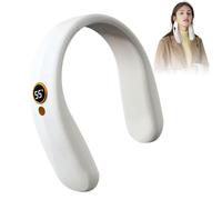 Scaldacollo elettrico a 4 modalità, per uomo e donna, per esterno e interno, cuscino riscaldante per il collo (bianco)