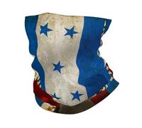 Scaldacollo Hondurans Honduras Flag And Dominican Republic Flag Passamontagna Lavabile Sciarpa Antivento Bandana Per Sportiva Pesca Equitazione