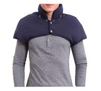 Scaldacollo invernale con collo e spalle da uomo, colore blu navy